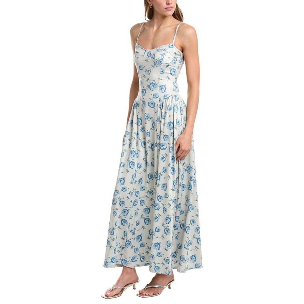 Colette Rose Womens  Sleeveless Maxi Dress, Blue